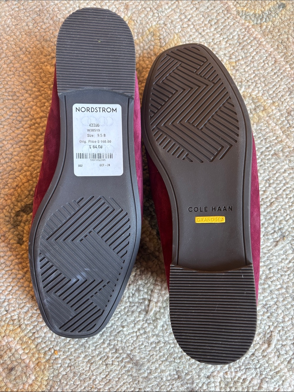 Cole Haan Suede Penny Loafers in Wine 🍷 - Picture 4 of 5